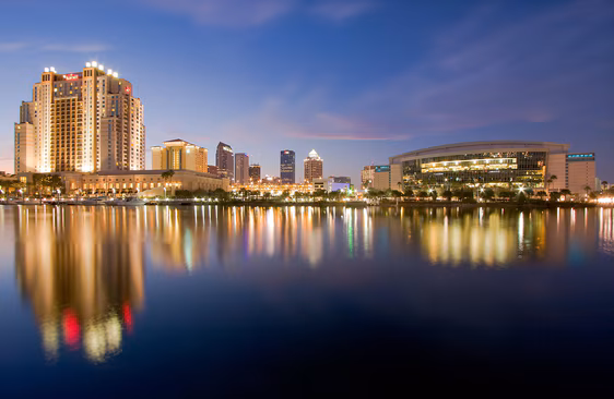 Downtown Tampa on the waterfront